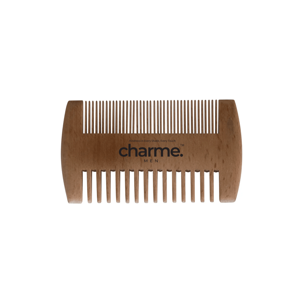 Bamboo Beard Comb - charme.™ pure beauty