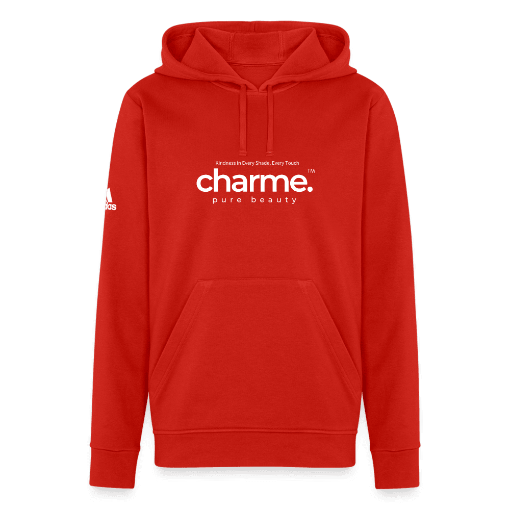 Limited Edition - charme.™ pure beauty - Adidas Unisex Fleece Hoodie - red