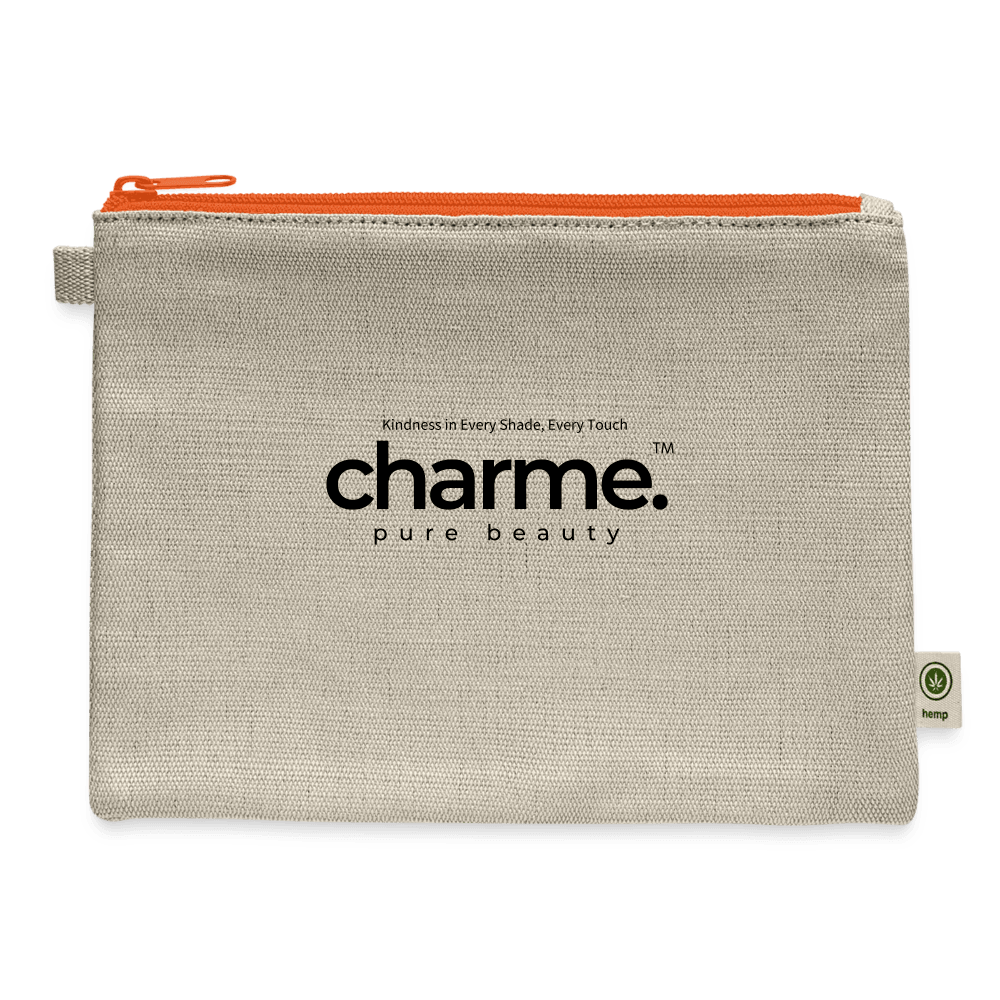 charme.™ sustainable collection - Carry All Pouch - natural/orange