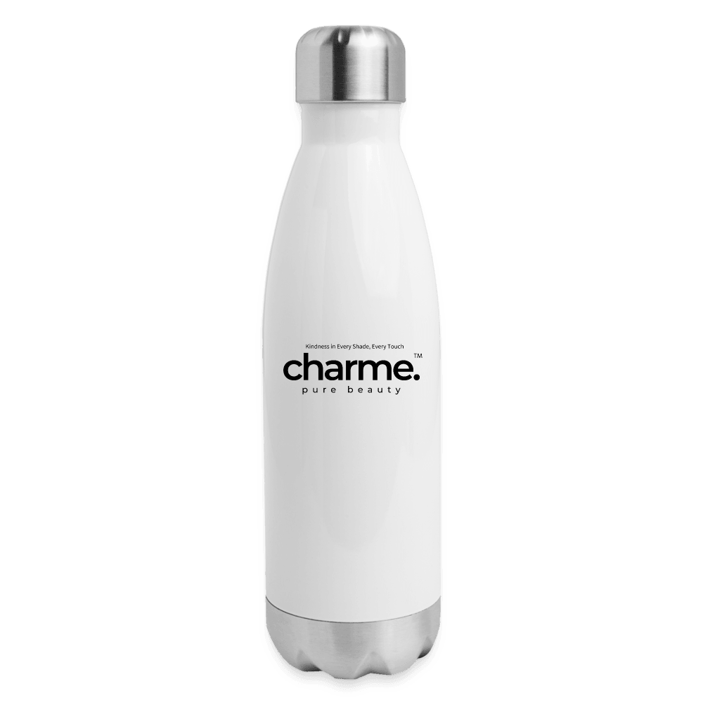 charme.™ Insulated Stainless Steel Water Bottle - white