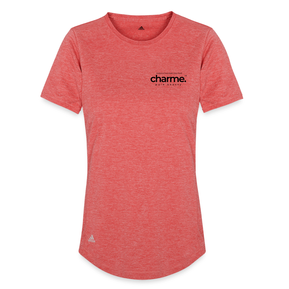 Limited Edition - charme.™ pure beauty x Adidas T-shirt - mid heather red